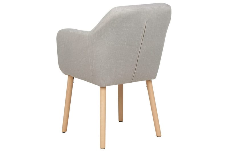 Matstol Yorkville ll - Beige, ljust trä - Möbler - Vardagsrum - Stolar & sittmöbler - Karmstolar