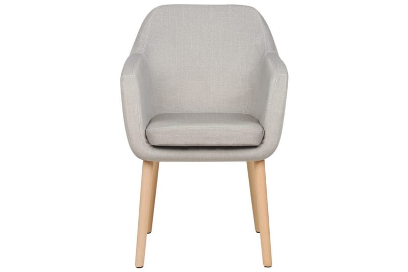 Matstol Yorkville ll - Beige, ljust trä - Möbler - Vardagsrum - Stolar & sittmöbler - Karmstolar