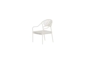 Matstol Paros Utomhus - Beige - Möbler - Vardagsrum - Stolar & sittmöbler - Karmstolar