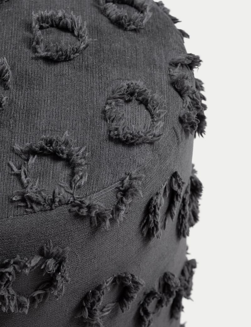 Meric Sittpuff 40 cm Rund - Antracit - Möbler - Vardagsrum - Stolar & sittmöbler - Sittpuff