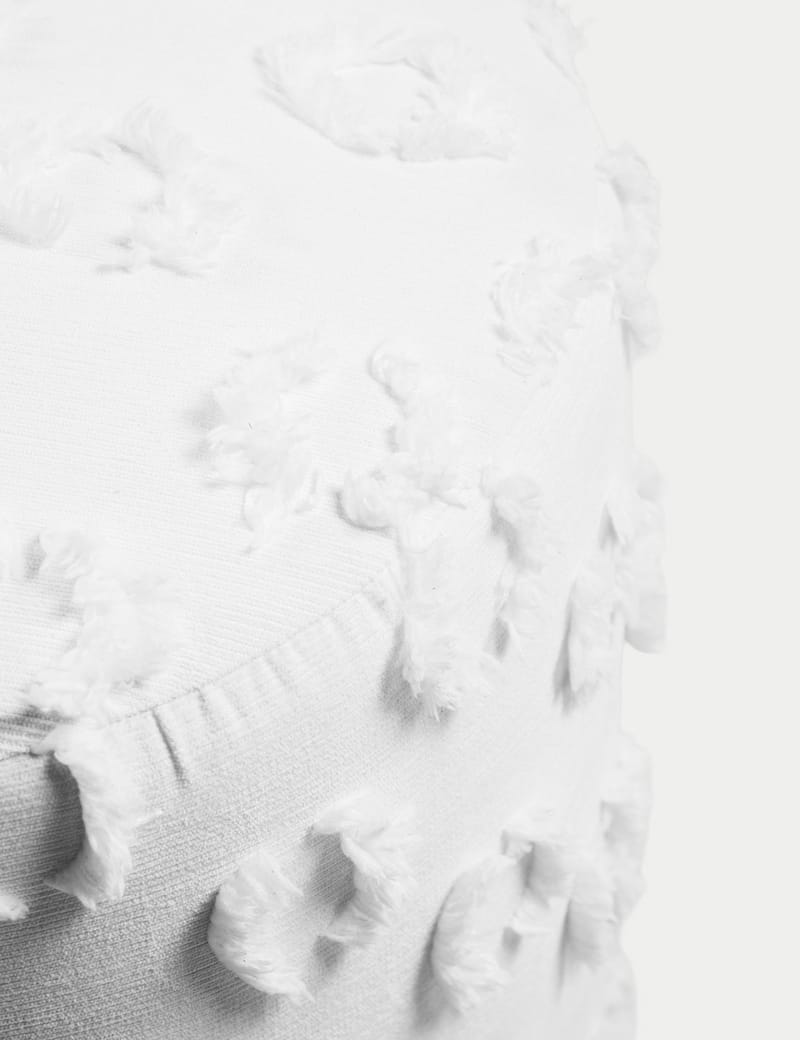 Meric Sittpuff 40 cm Rund - Vit - Möbler - Vardagsrum - Stolar & sittmöbler - Sittpuff