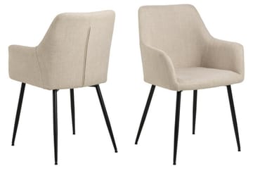 Nielsby Karmstol - Beige - Möbler - Vardagsrum - Stolar & sittmöbler - Karmstolar