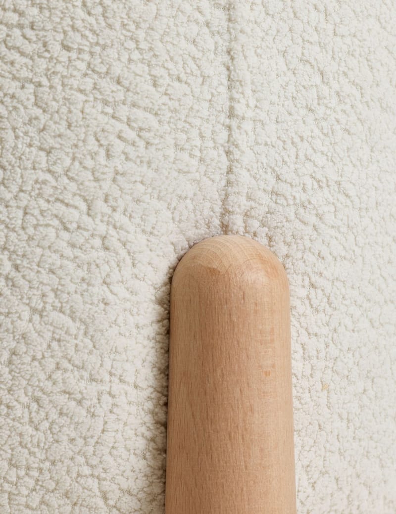 Orryn Sittpuff 40 cm Rund - Vit - Möbler - Vardagsrum - Stolar & sittmöbler - Sittpuff