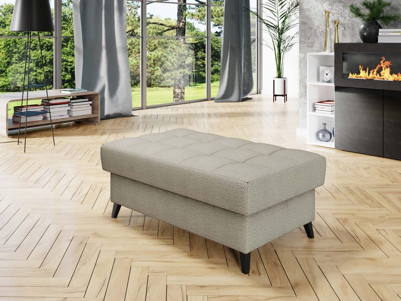 Amshyttan Fotpall 106 cm - Beige - Möbler - Vardagsrum - Stolar & sittmöbler - Pallar - Fotpall