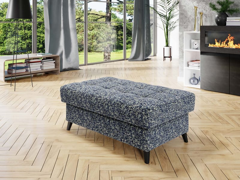 Amshyttan Fotpall 106 cm - Blå - Möbler - Vardagsrum - Stolar & sittmöbler - Pallar - Fotpall