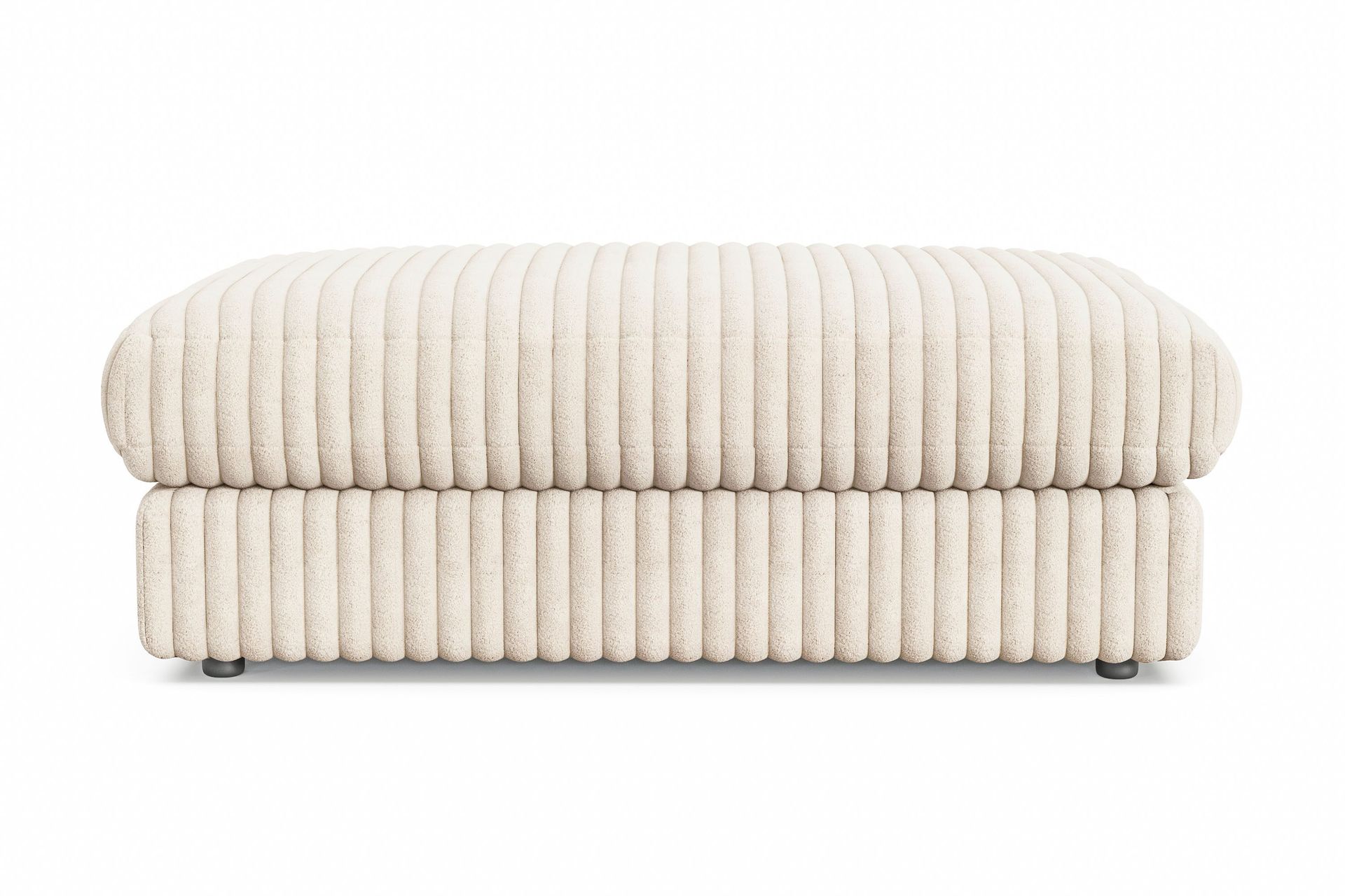 Arken Lyx Rektangul&auml;r Fotpall i Manchester - Beige