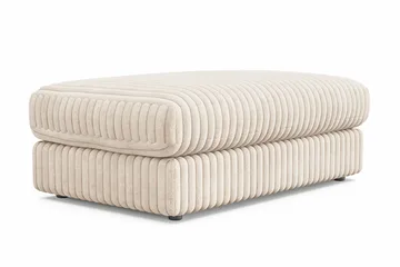 Arken Lyx Rektangulär Fotpall i Manchester - Beige - Möbler - Vardagsrum - Stolar & sittmöbler - Pallar - Fotpall