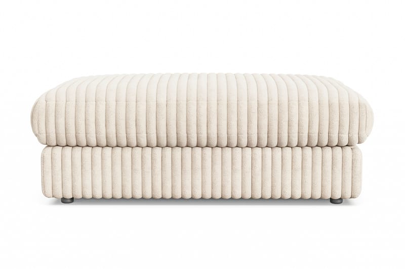 Arken Lyx Rektangulär Fotpall i Manchester - Beige - Möbler - Vardagsrum - Stolar & sittmöbler - Pallar - Fotpall