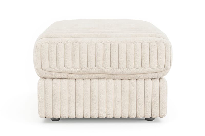 Arken Lyx Rektangulär Fotpall i Manchester - Beige - Möbler - Vardagsrum - Stolar & sittmöbler - Pallar - Fotpall