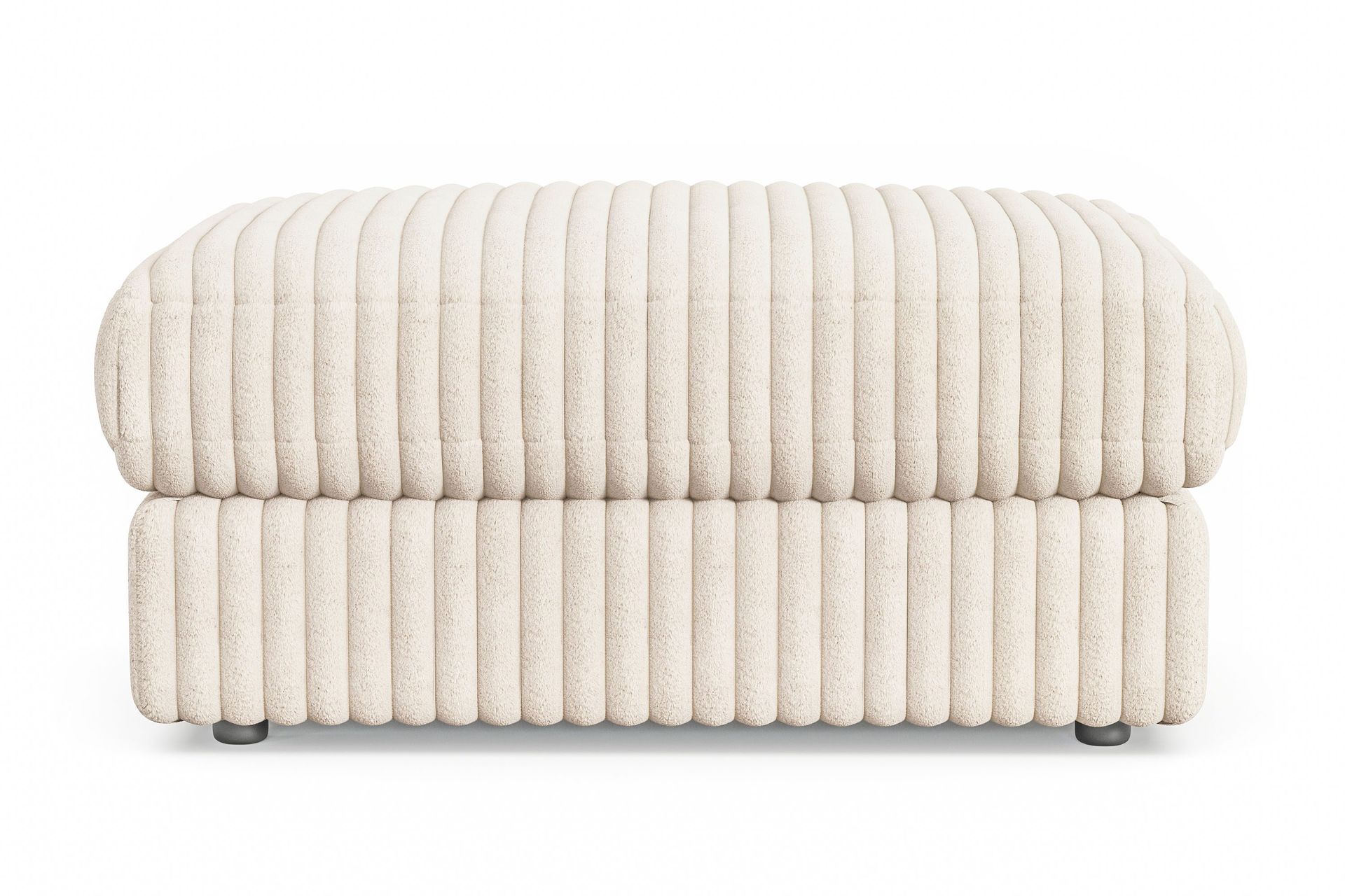 Arken Lyx Rektangul&auml;r Fotpall i Manchester - Beige