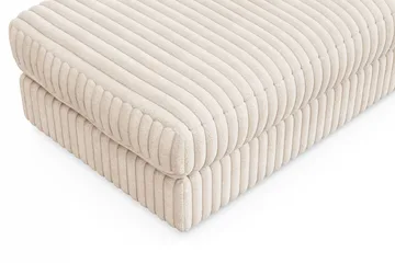 Arken Lyx Rektangulär Fotpall i Manchester - Beige - Möbler - Vardagsrum - Stolar & sittmöbler - Pallar - Fotpall