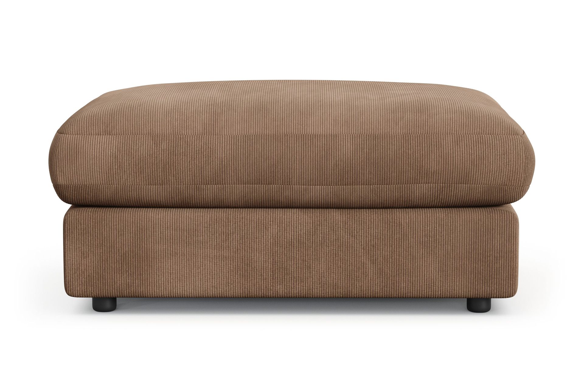 Arken Lyx Rektangul&auml;r Fotpall i Manchester - Brun