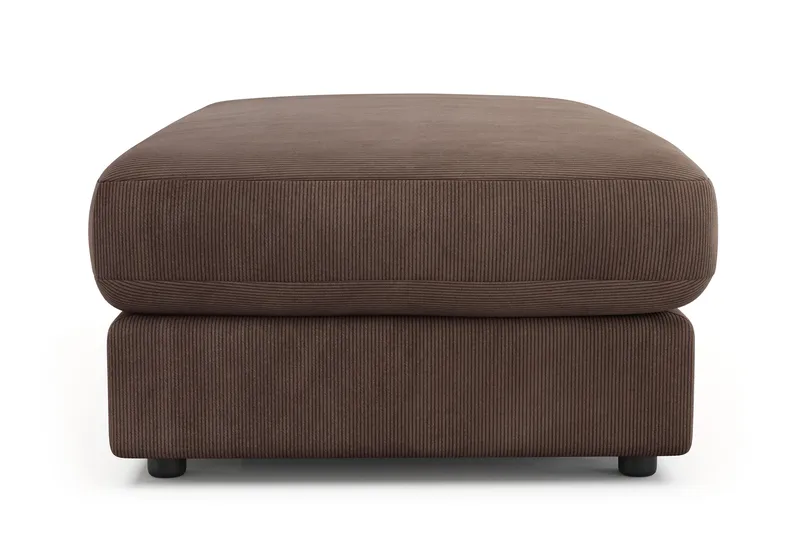 Arken Lyx Rektangulär Fotpall i Manchester - Brun - Möbler - Vardagsrum - Stolar & sittmöbler - Pallar - Fotpall