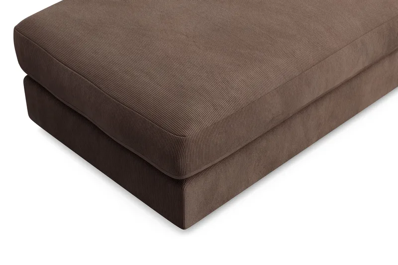 Arken Lyx Rektangulär Fotpall i Manchester - Brun - Möbler - Vardagsrum - Stolar & sittmöbler - Pallar - Fotpall