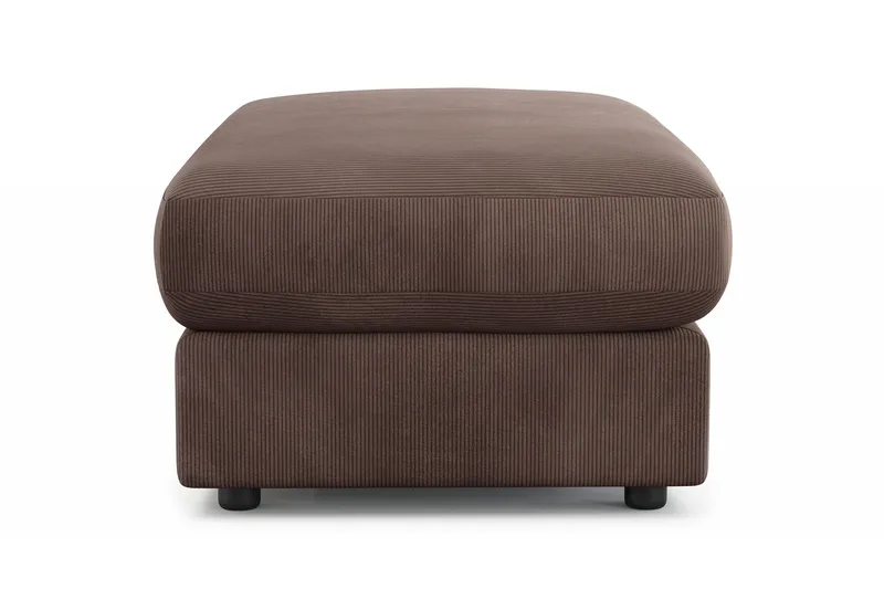 Arken Lyx Rektangulär Fotpall i Manchester - Brun - Möbler - Vardagsrum - Stolar & sittmöbler - Pallar - Fotpall