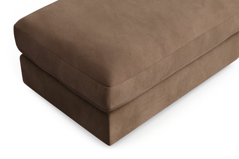 Arken Lyx Rektangulär Fotpall i Manchester - Brun - Möbler - Vardagsrum - Stolar & sittmöbler - Pallar - Fotpall