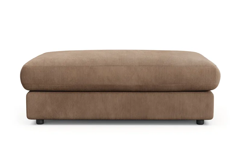 Arken Lyx Rektangulär Fotpall i Manchester - Brun - Möbler - Vardagsrum - Stolar & sittmöbler - Pallar - Fotpall