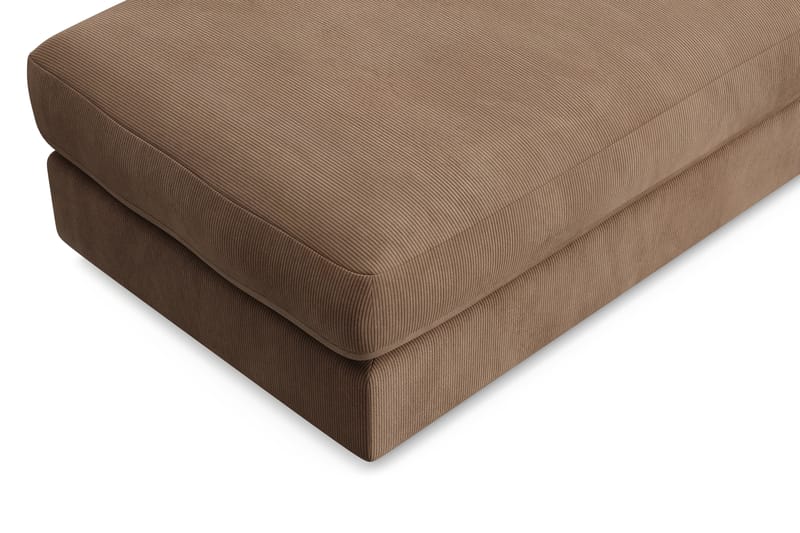 Arken Lyx Rektangulär Fotpall i Manchester - Brun - Möbler - Vardagsrum - Stolar & sittmöbler - Pallar - Fotpall