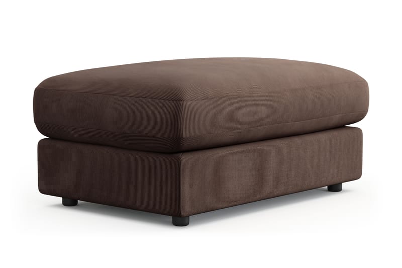 Arken Lyx Rektangulär Fotpall i Manchester - Brun - Möbler - Vardagsrum - Stolar & sittmöbler - Pallar - Fotpall