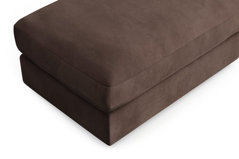 Arken Lyx Rektangulär Fotpall i Manchester - Brun - Möbler - Vardagsrum - Stolar & sittmöbler - Pallar - Fotpall