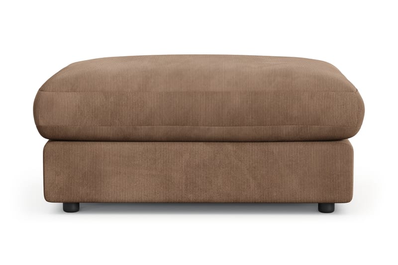 Arken Lyx Rektangulär Fotpall i Manchester - Brun - Möbler - Vardagsrum - Stolar & sittmöbler - Pallar - Fotpall