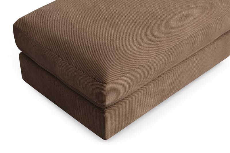 Arken Lyx Rektangulär Fotpall i Manchester - Brun - Möbler - Vardagsrum - Stolar & sittmöbler - Pallar - Fotpall