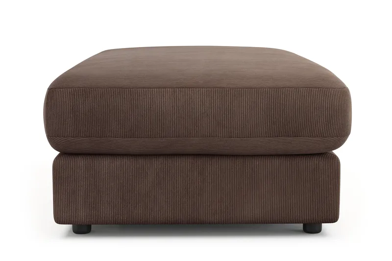 Arken Lyx Rektangulär Fotpall i Manchester - Brun - Möbler - Vardagsrum - Stolar & sittmöbler - Pallar - Fotpall
