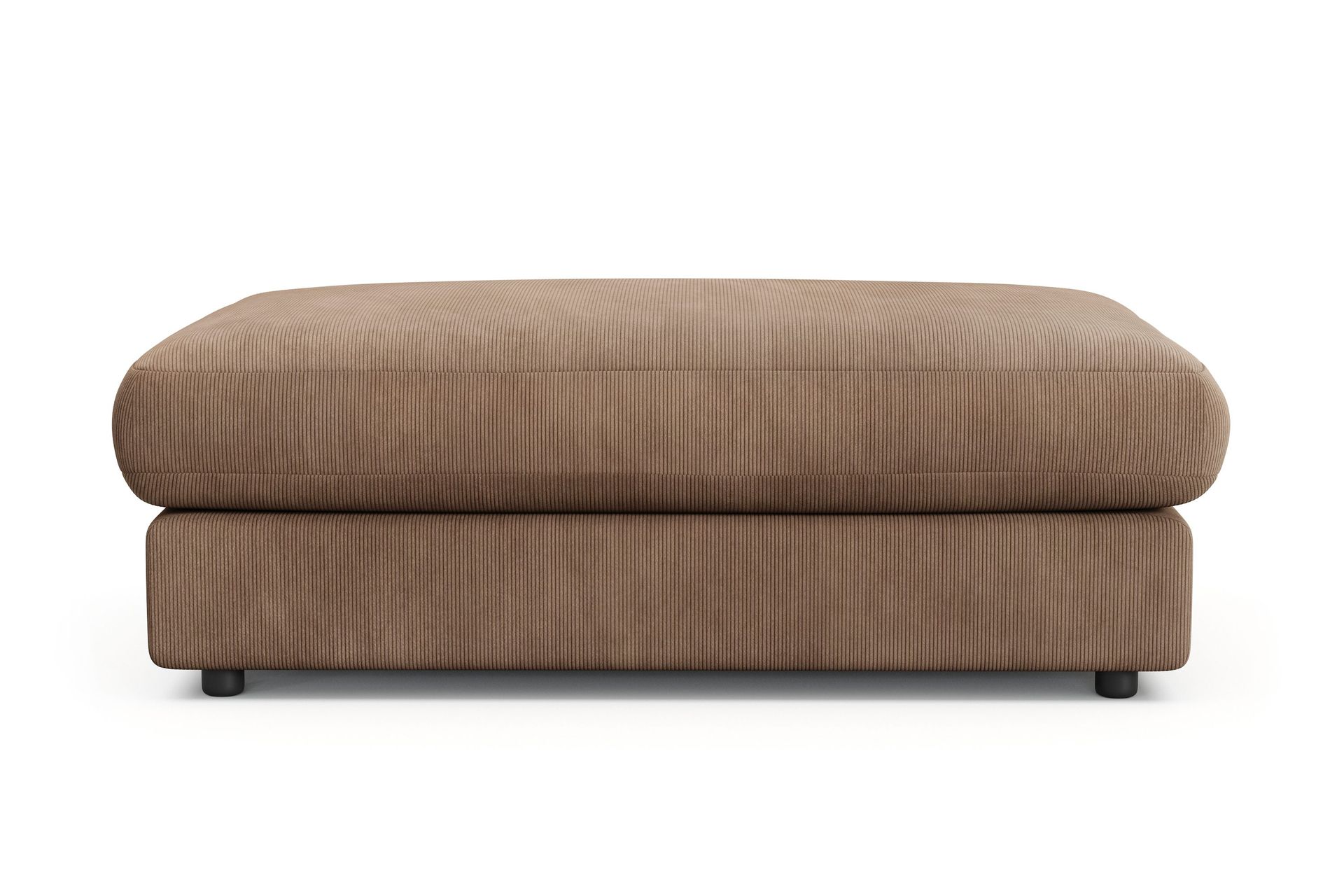 Arken Lyx Rektangul&auml;r Fotpall i Manchester - Brun