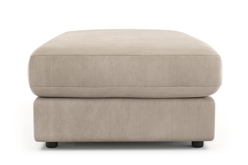 Arken Lyx Rektangulär Fotpall i Manchester - Greige - Möbler - Vardagsrum - Stolar & sittmöbler - Pallar - Fotpall
