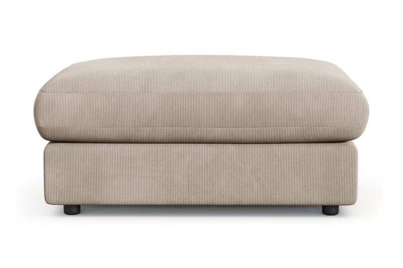 Arken Lyx Rektangulär Fotpall i Manchester, Greige