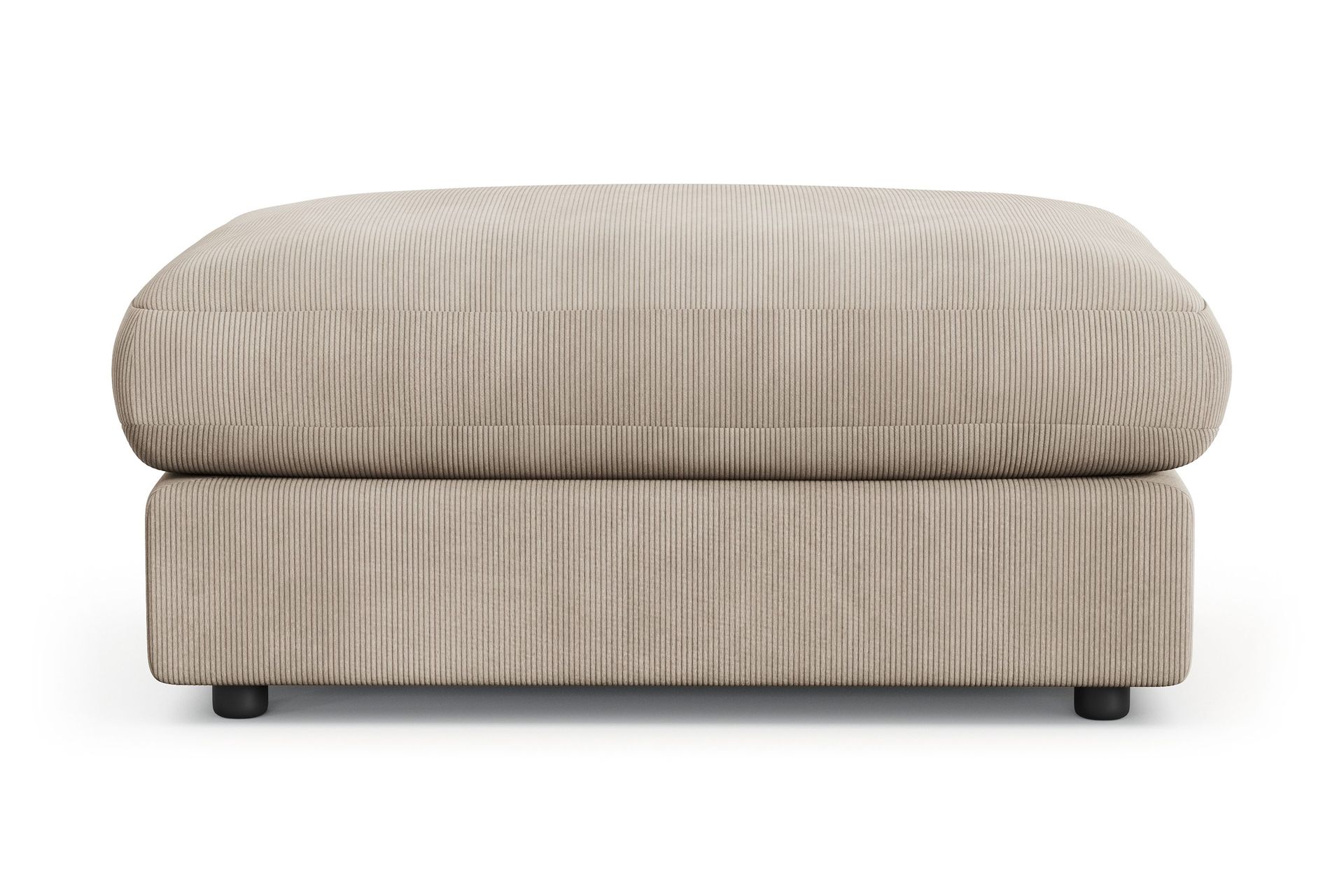 Arken Lyx Rektangul&auml;r Fotpall i Manchester - Greige