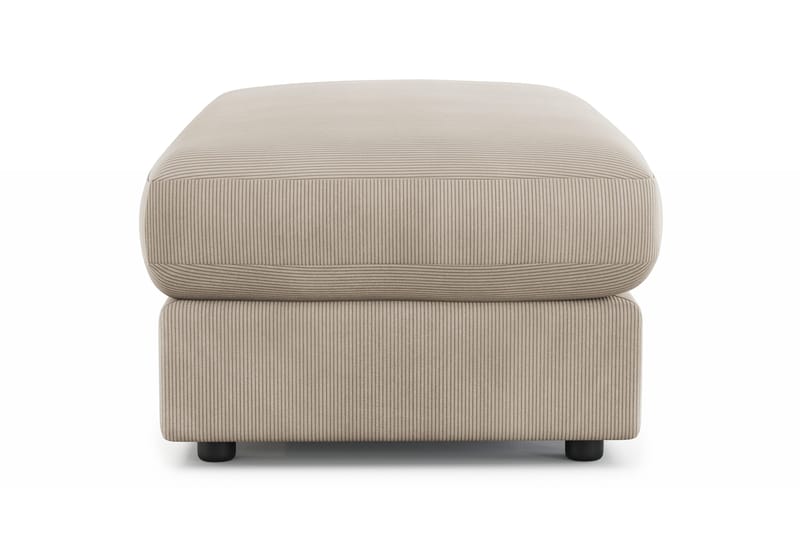 Arken Lyx Rektangulär Fotpall i Manchester - Greige - Möbler - Vardagsrum - Stolar & sittmöbler - Pallar - Fotpall