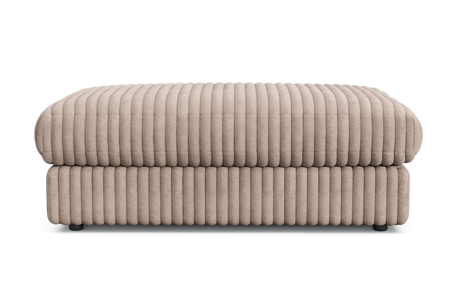 arken lyx rektangulär fotpall i manchester - greige