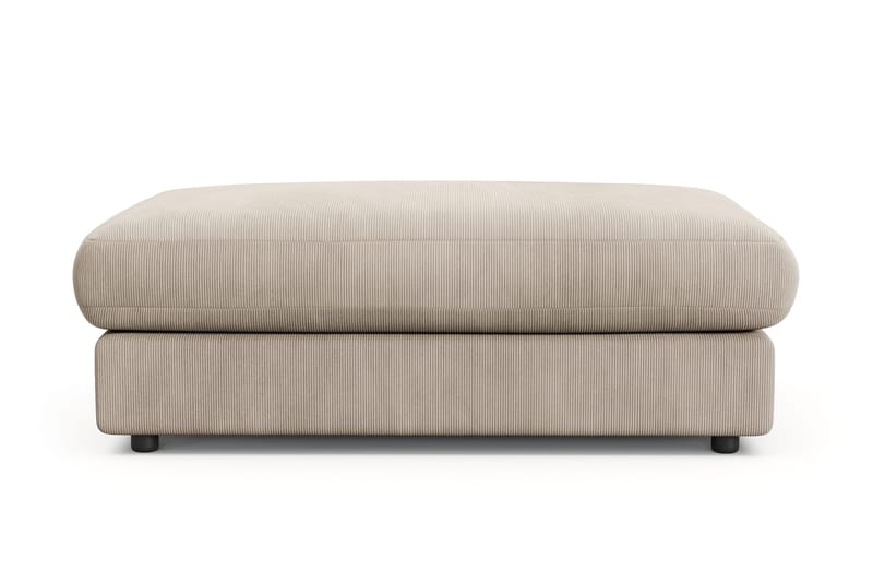 Arken Lyx Rektangulär Fotpall i Manchester, Greige