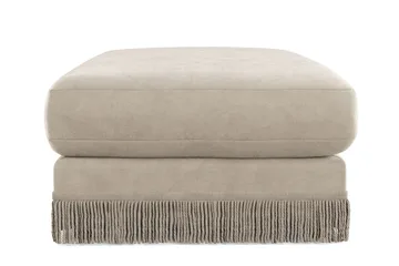 Arken Lyx Rektangulär Fotpall i Sammet - Beige - Möbler - Vardagsrum - Stolar & sittmöbler - Pallar - Fotpall