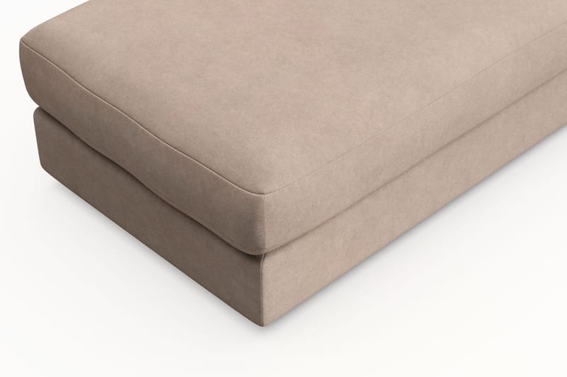 Arken Lyx Rektangulär Fotpall i Tyg - Beige - Möbler - Vardagsrum - Stolar & sittmöbler - Pallar - Fotpall