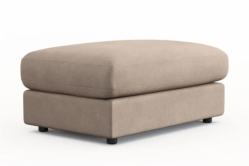 Arken Lyx Rektangulär Fotpall i Tyg - Beige - Möbler - Vardagsrum - Stolar & sittmöbler - Pallar - Fotpall