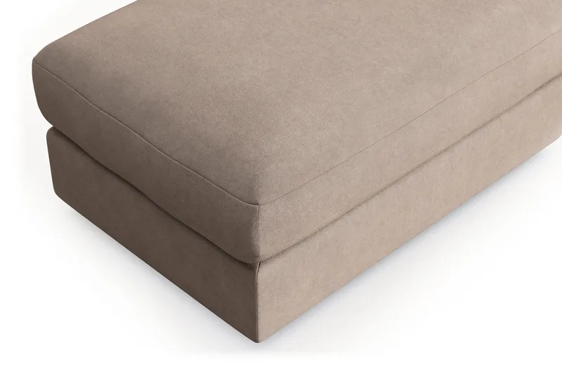 Arken Lyx Rektangulär Fotpall i Tyg - Beige - Möbler - Vardagsrum - Stolar & sittmöbler - Pallar - Fotpall