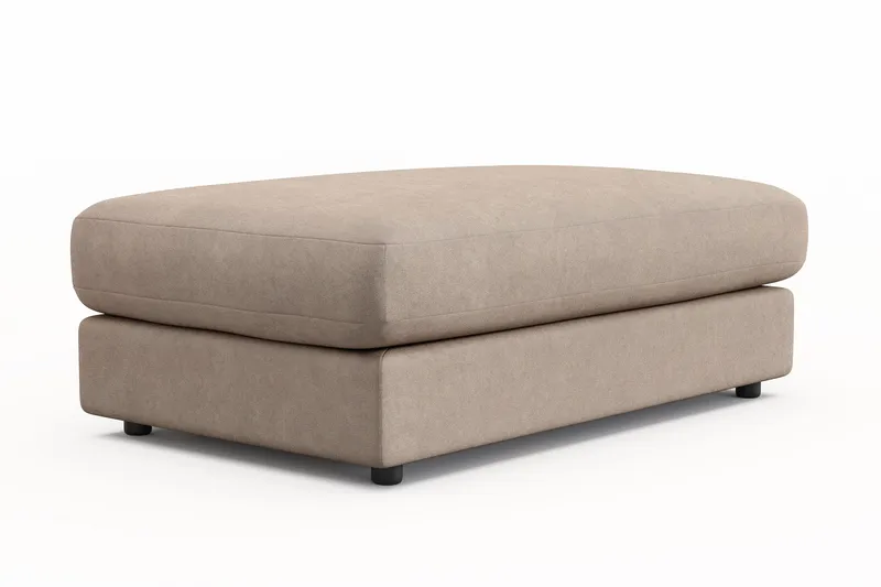 Arken Lyx Rektangulär Fotpall i Tyg - Beige - Möbler - Vardagsrum - Stolar & sittmöbler - Pallar - Fotpall