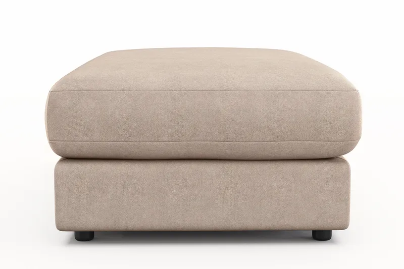 Arken Lyx Rektangulär Fotpall i Tyg - Beige - Möbler - Vardagsrum - Stolar & sittmöbler - Pallar - Fotpall