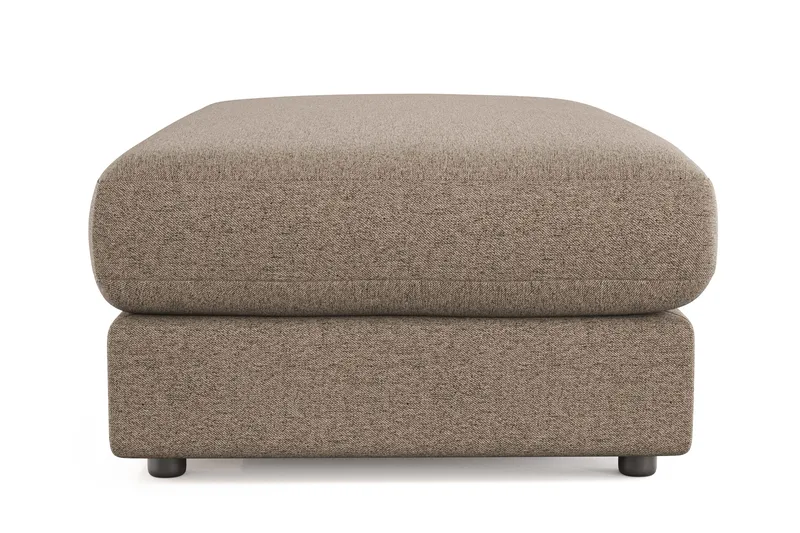 Arken Lyx Rektangulär Fotpall i Tyg - Brun - Möbler - Vardagsrum - Stolar & sittmöbler - Pallar - Fotpall