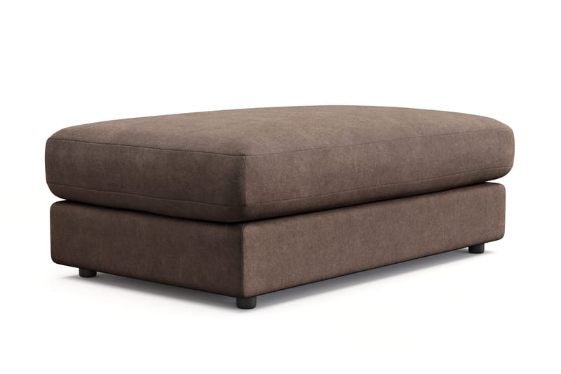 Arken Lyx Rektangulär Fotpall i Tyg - Brun - Möbler - Vardagsrum - Stolar & sittmöbler - Pallar - Fotpall