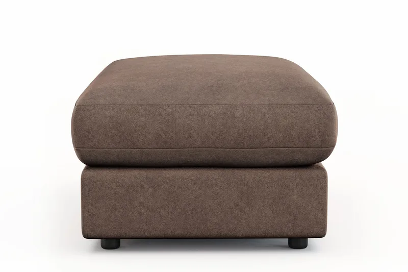 Arken Lyx Rektangulär Fotpall i Tyg - Brun - Möbler - Vardagsrum - Stolar & sittmöbler - Pallar - Fotpall