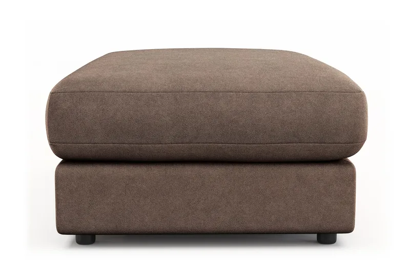 Arken Lyx Rektangulär Fotpall i Tyg - Brun - Möbler - Vardagsrum - Stolar & sittmöbler - Pallar - Fotpall