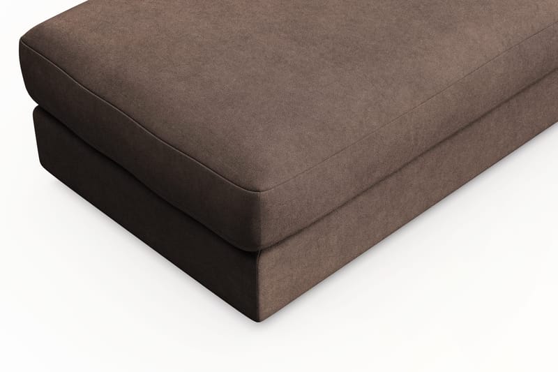 Arken Lyx Rektangulär Fotpall i Tyg - Brun - Möbler - Vardagsrum - Stolar & sittmöbler - Pallar - Fotpall