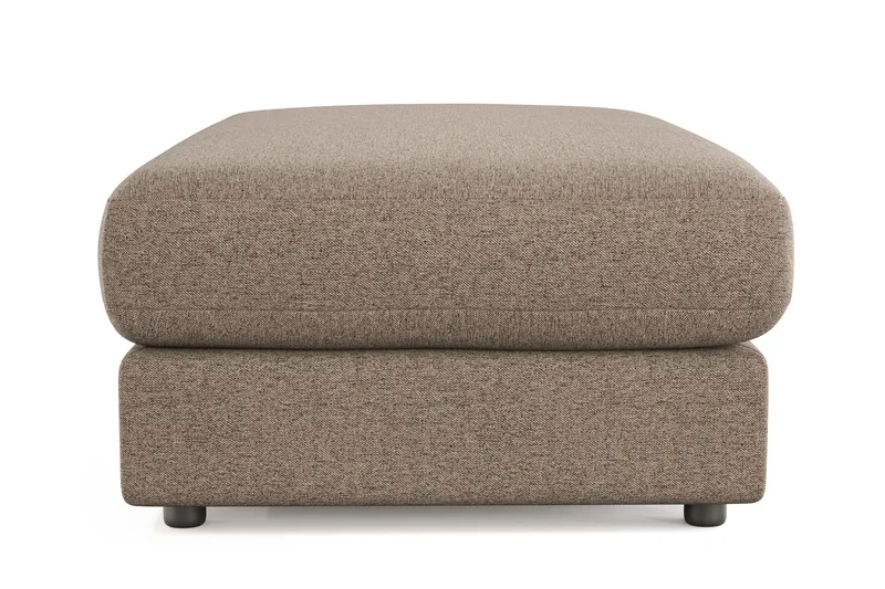 Arken Lyx Rektangulär Fotpall i Tyg - Brun - Möbler - Vardagsrum - Stolar & sittmöbler - Pallar - Fotpall