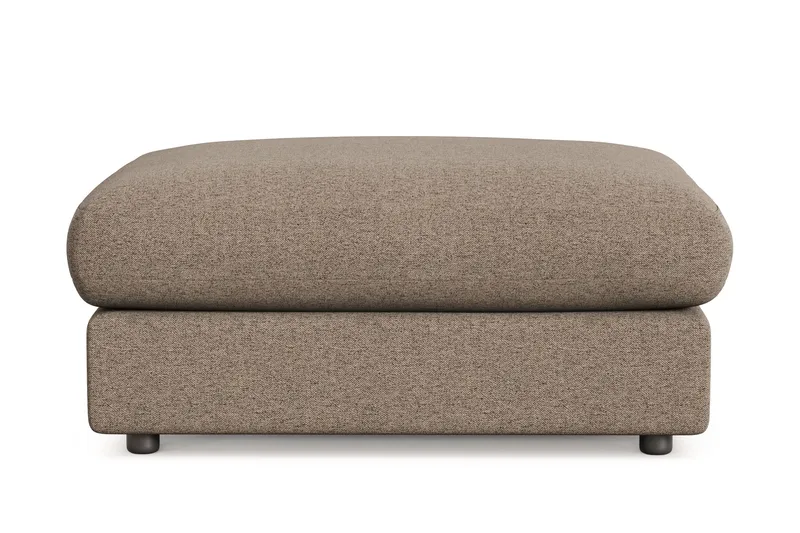 Arken Lyx Rektangulär Fotpall i Tyg - Brun - Möbler - Vardagsrum - Stolar & sittmöbler - Pallar - Fotpall