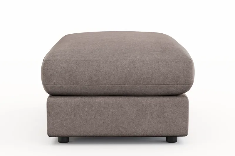 Arken Lyx Rektangulär Fotpall i Tyg - Brun - Möbler - Vardagsrum - Stolar & sittmöbler - Pallar - Fotpall