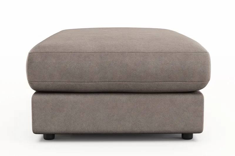 Arken Lyx Rektangulär Fotpall i Tyg - Brun - Möbler - Vardagsrum - Stolar & sittmöbler - Pallar - Fotpall