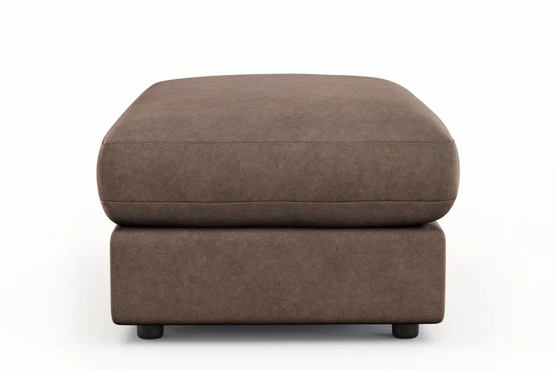 Arken Lyx Rektangulär Fotpall i Tyg - Brun - Möbler - Vardagsrum - Stolar & sittmöbler - Pallar - Fotpall